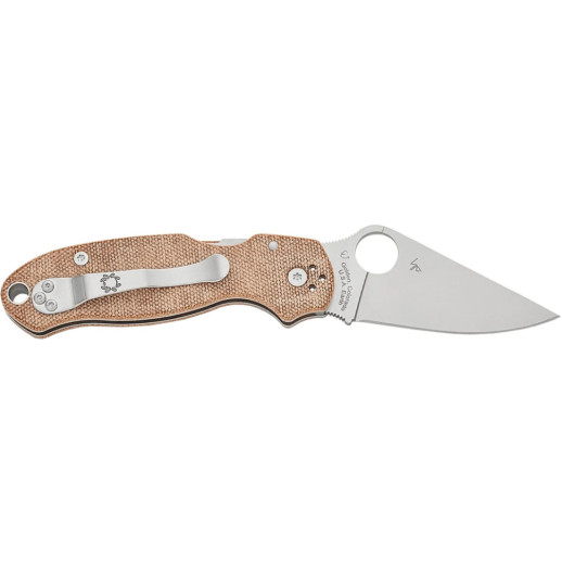Нож Spyderco Para 3 Brown Canvas Micarta brown