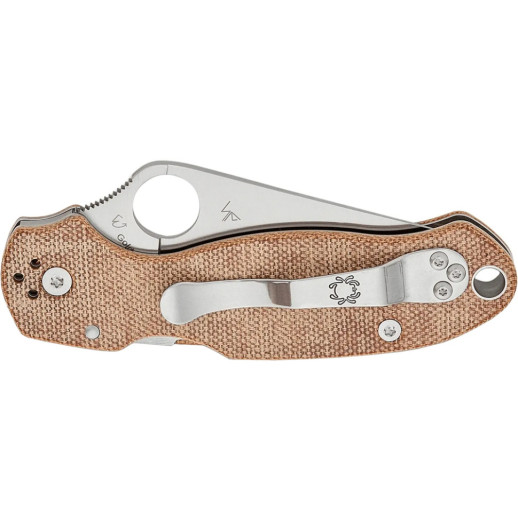 Нож Spyderco Para 3 Brown Canvas Micarta brown