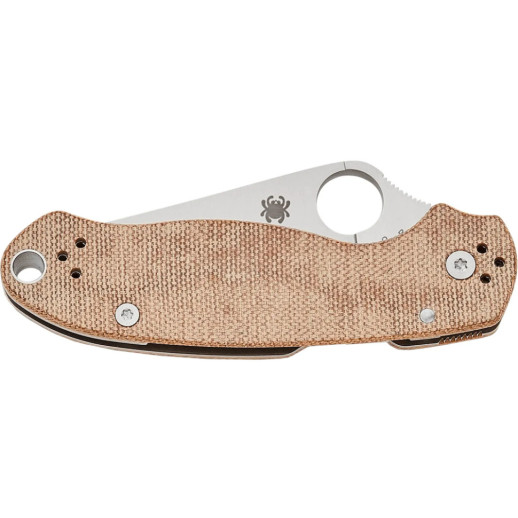 Нож Spyderco Para 3 Brown Canvas Micarta brown