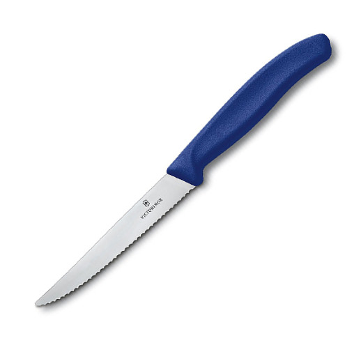 Нож кухонный Victorinox SwissClassic Steak для стейка, синий