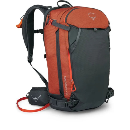 Рюкзак Osprey Soelden Pro E2 Airbag Pack 32 mars orange - O/S - оранжевый/серый