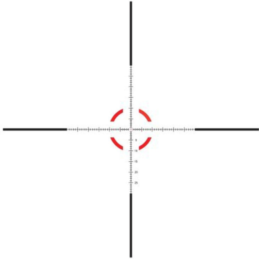Прицел оптический Trijicon Credo 1-6x24 MRAD Segmented Circle FFP Red