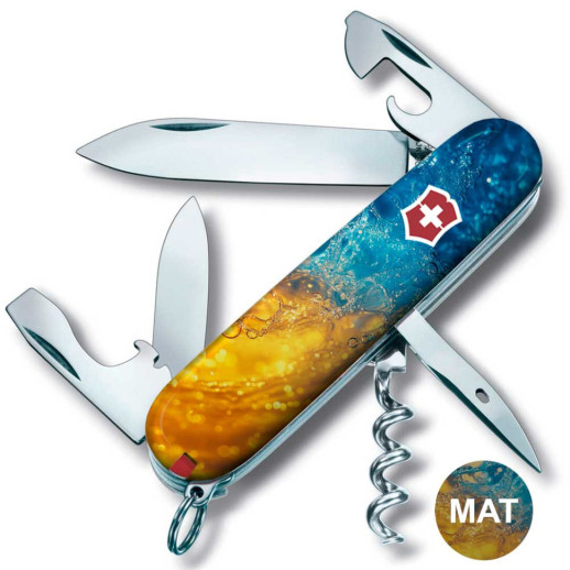 Складной нож Victorinox SPARTAN UKRAINE Желто-синие брызги