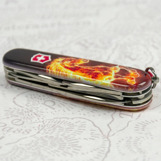 Складной нож Victorinox CLIMBER ZODIAC Огненная лошадь 1.3703.Z5210pk