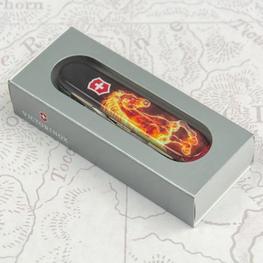Складной нож Victorinox CLIMBER ZODIAC Огненная лошадь 1.3703.Z5210pk