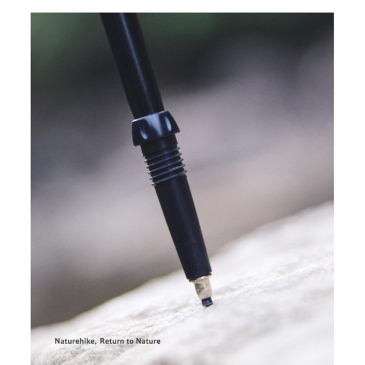 Трекинговая палка 3-сек. Naturehike CNK2550DS010, 55-120 см, алюминий, зеленая