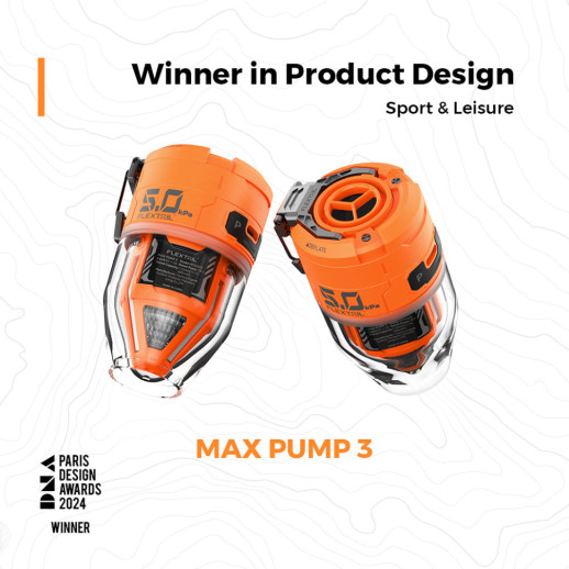 Насос-фонарь кемпинговый Flextail Max Pump 3, оранжевый