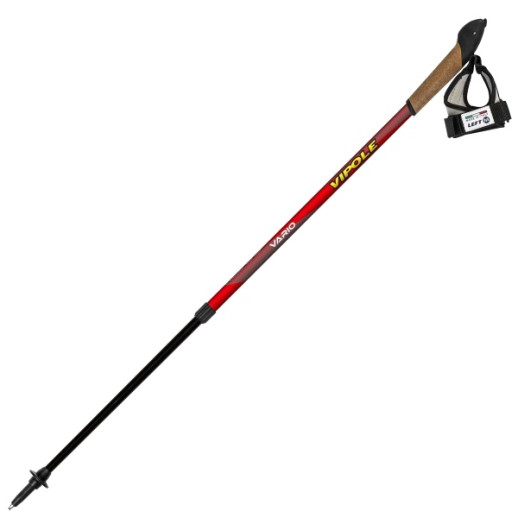 Палки для скандинавской ходьбы Vipole Vario Top-Click Red DLX S1857