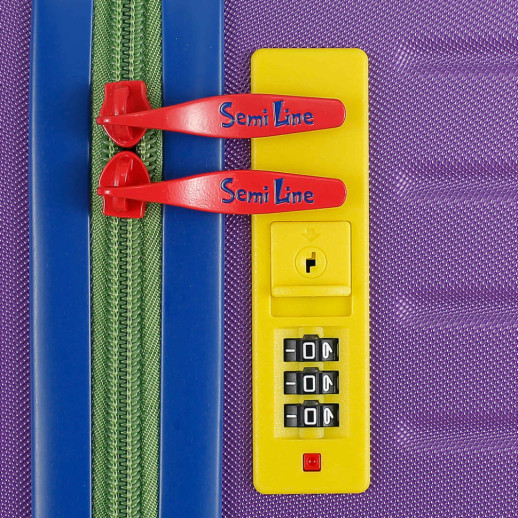 Чемодан Semi Line 24" (M) Purple (T5940-2)