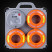 Комплект фонарей профессиональных Mactronic O-Flare (40 Lm) Amber Magnetic Recharg 12/220V (PSD0113)