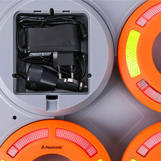 Комплект фонарей профессиональных Mactronic O-Flare (40 Lm) Amber Magnetic Recharg 12/220V (PSD0113)