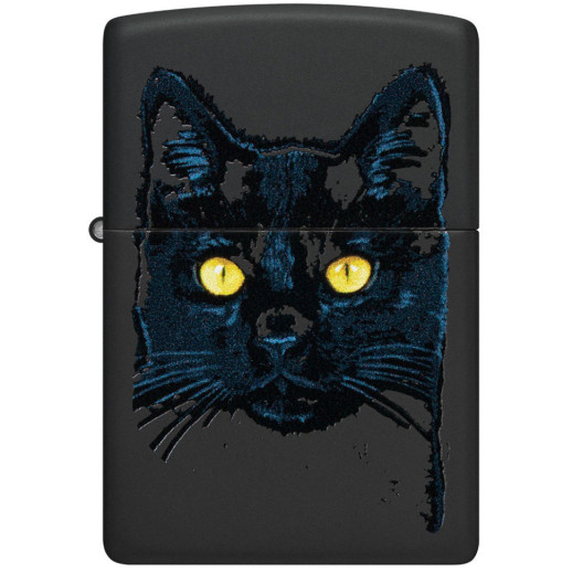 Зажигалка  Zippo 218 2022PFF Black Cat Design 48491