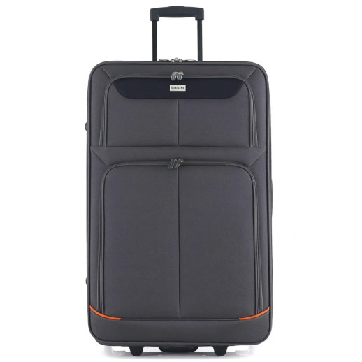 Чемодан Semi Line 28" (L) Grey/Orange Lines (T5754-3)