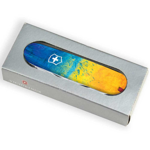 Складной нож Victorinox SPARTAN UKRAINE Желто-синий рисунок