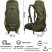 Рюкзак Tramp Trek 40 UTRP-057-olive