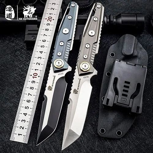 Нож HX Outdoors D-220B, серый