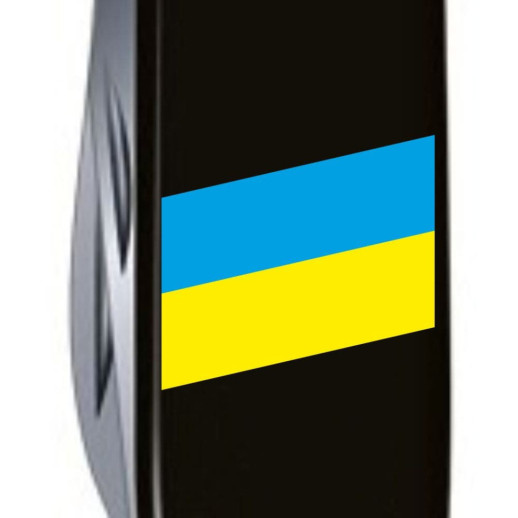 CLIMBER UKRAINE  91мм/14функ/черн /штоп/ножн/крюк /Флаг Украины