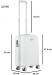 Чемодан CarryOn Skyhopper TSA (S) White (502417)