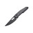 Нож Hightron Sharplyn, 14C28N, G10 + CF, черный, черный клинок