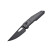 Нож Hightron Sharplyn, 14C28N, G10 + CF, черный, черный клинок