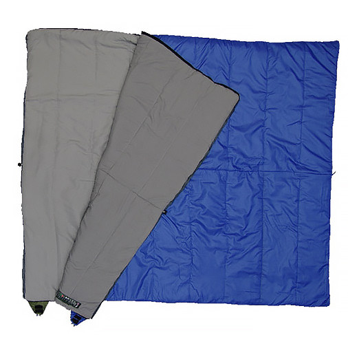 Спальный мешок Terra Incognita Campo 200, синий/серый