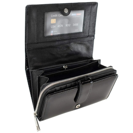 Кошелек женский кожаный Semi Line RFID Black (P8229-0)