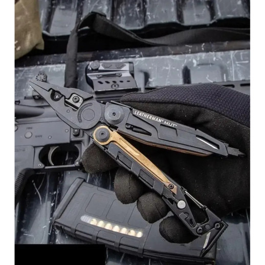 Мультитул Leatherman MUT EOD black, чехол Molle (олива), картонная коробка