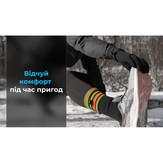 Носки водонепроницаемые Dexshell Hytherm Pro Socks, размер М, черные с коричневой полосой