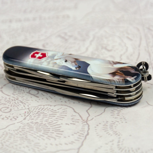 Складной нож Victorinox HUNTSMAN ZODIAC Магический конь 1.3713.3.Z5280pk
