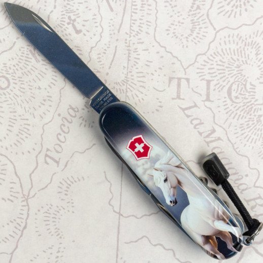 Складной нож Victorinox HUNTSMAN ZODIAC Магический конь 1.3713.3.Z5280pk