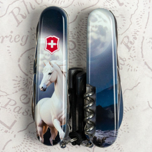 Складной нож Victorinox HUNTSMAN ZODIAC Магический конь 1.3713.3.Z5280pk