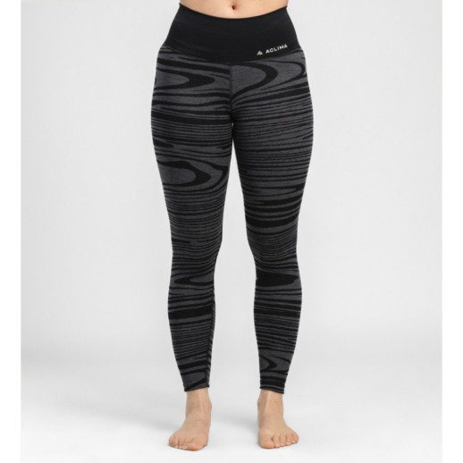 Термокальсоны жен. Aclima WarmWool 200 Longs High Waist высокая посадка Black Motion L