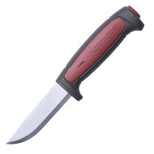Нож Morakniv Pro C, углеродистая сталь, резиновая ручка с красной вставкой 12243