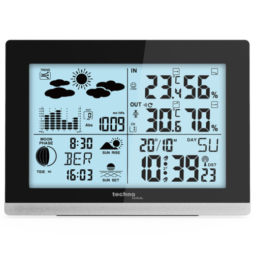 Метеостанция Technoline WS6762 Black (WS6762)