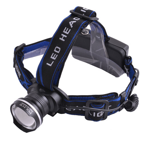 Ультрафиолетовый налобный фонарь Police 12V XQ24-UV 365 nm