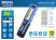 Фонарь инспекционный Brevia LED 8SMD+1W LED 300lm 2000mAh microUSB
