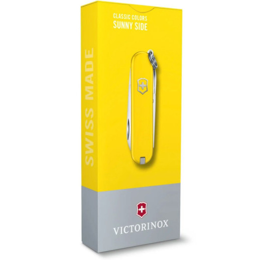 Нож Victorinox Classic SD Ukraine 58мм, 7функ, желт-син