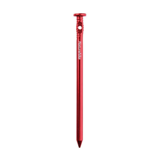 Колья алюминиевые цилиндрические Naturehike NH17D025-D, 15 см, красные (6 шт)