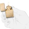 Зажигалка Zippo 29830 Herringbone Sweep Brass 29830 Зажигалка Zippo 29830 Herringbone Sweep Brass 29830