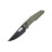 Нож Hightron Sharplyn,14C28N, G10, зеленый, черный клинок