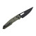 Нож Hightron Sharplyn,14C28N, G10, зеленый, черный клинок