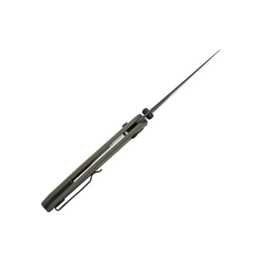 Нож Hightron Sharplyn,14C28N, G10, зеленый, черный клинок