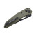 Нож Hightron Sharplyn,14C28N, G10, зеленый, черный клинок