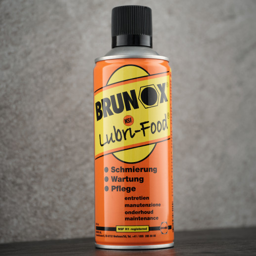 Универсальная смазка Brunox Lubri Food, спрей, для ухода за ножами, 400ml