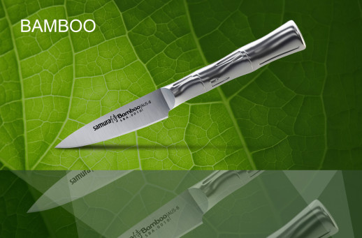 Нож кухонный Samura Bamboo овощной, 88 мм, SBA-0010