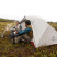Палатка сверхлегкая двухместная с футпринтом Naturehike Star-River 2 Updated NH17T012-T, 210T, серо-красный