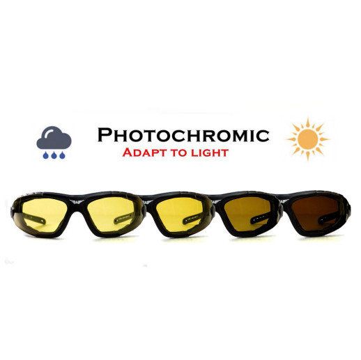 Очки Global Vision Shorty Photocromic (yellow) фотохромные желтые