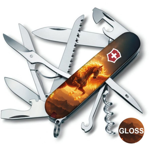 Складной нож Victorinox HUNTSMAN ZODIAC Огненный пегас 1.3713.3.Z5250pk