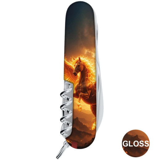 Складной нож Victorinox HUNTSMAN ZODIAC Огненный пегас 1.3713.3.Z5250pk