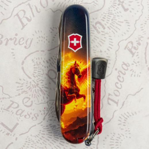 Складной нож Victorinox HUNTSMAN ZODIAC Огненный пегас 1.3713.3.Z5250pk